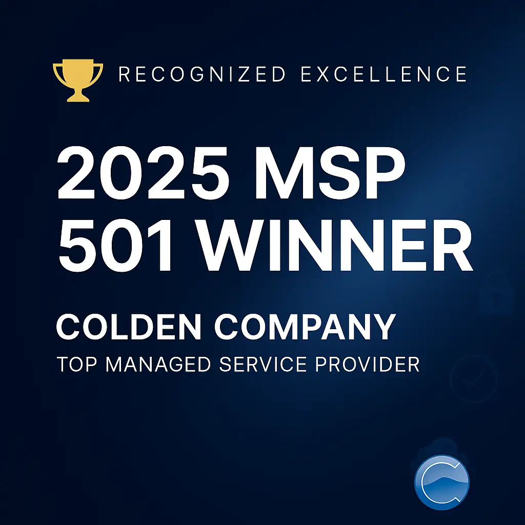 MSP 501 Award Winner Colden Company